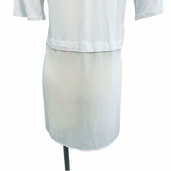 NWT BCBGeneration Optic White Contrast Tunic M - Picture 9 of 16